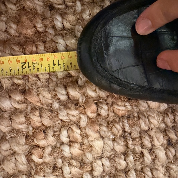 Jamie Haller Black Croc Penny Loafers, size 40 (9/9.5), very good condition - Picture 14 of 14